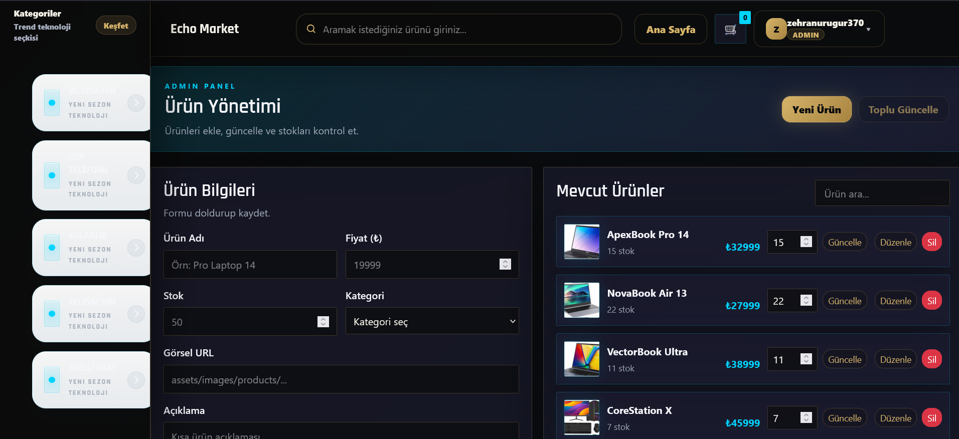 E-Commerce Application